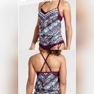 ATHLETA MARRAKESH TANKINI SWIM TOP. SIZE 32 D/DD